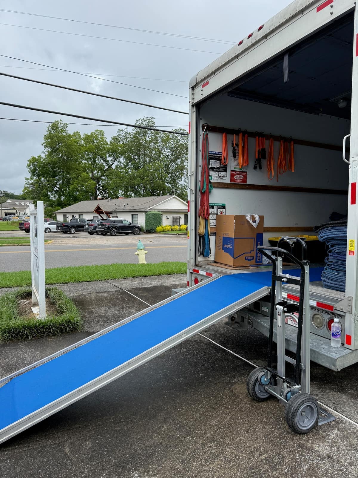 Stash and Go mover assisting an older adult with a careful move